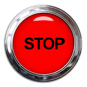Stop sign button light thumb
