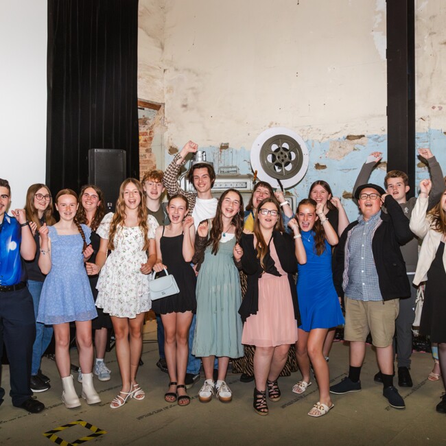 The Academy, Selsey celebrate the premiere of "Selsey Pavilion - The Journey So Far" – a documentary the students created.