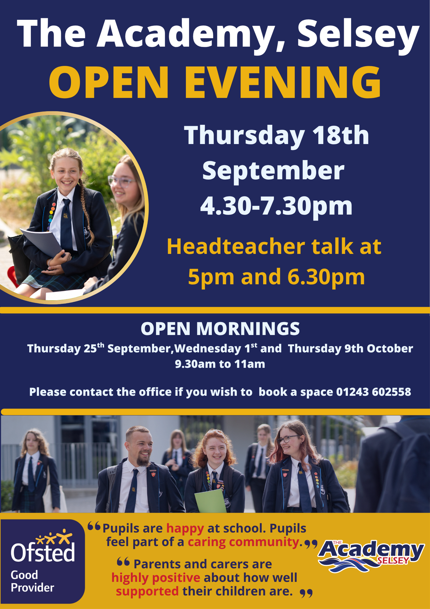 Open Evening flyer